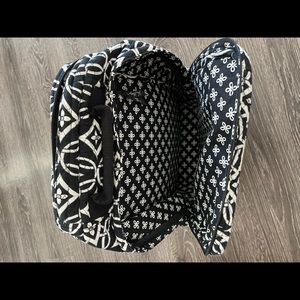 Vera Bradley black and white backpack